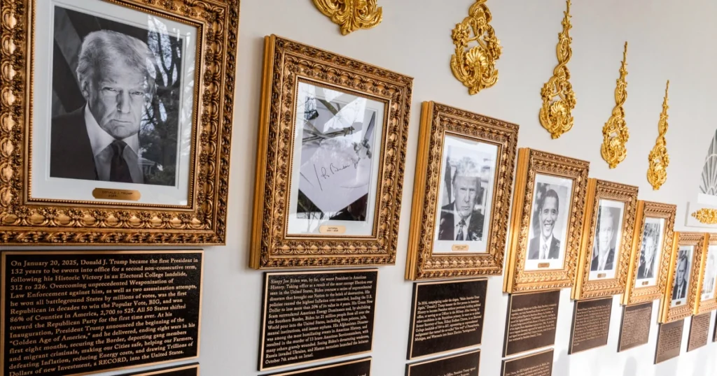 Trump changes White House plaques calling Joe Biden worst president of America